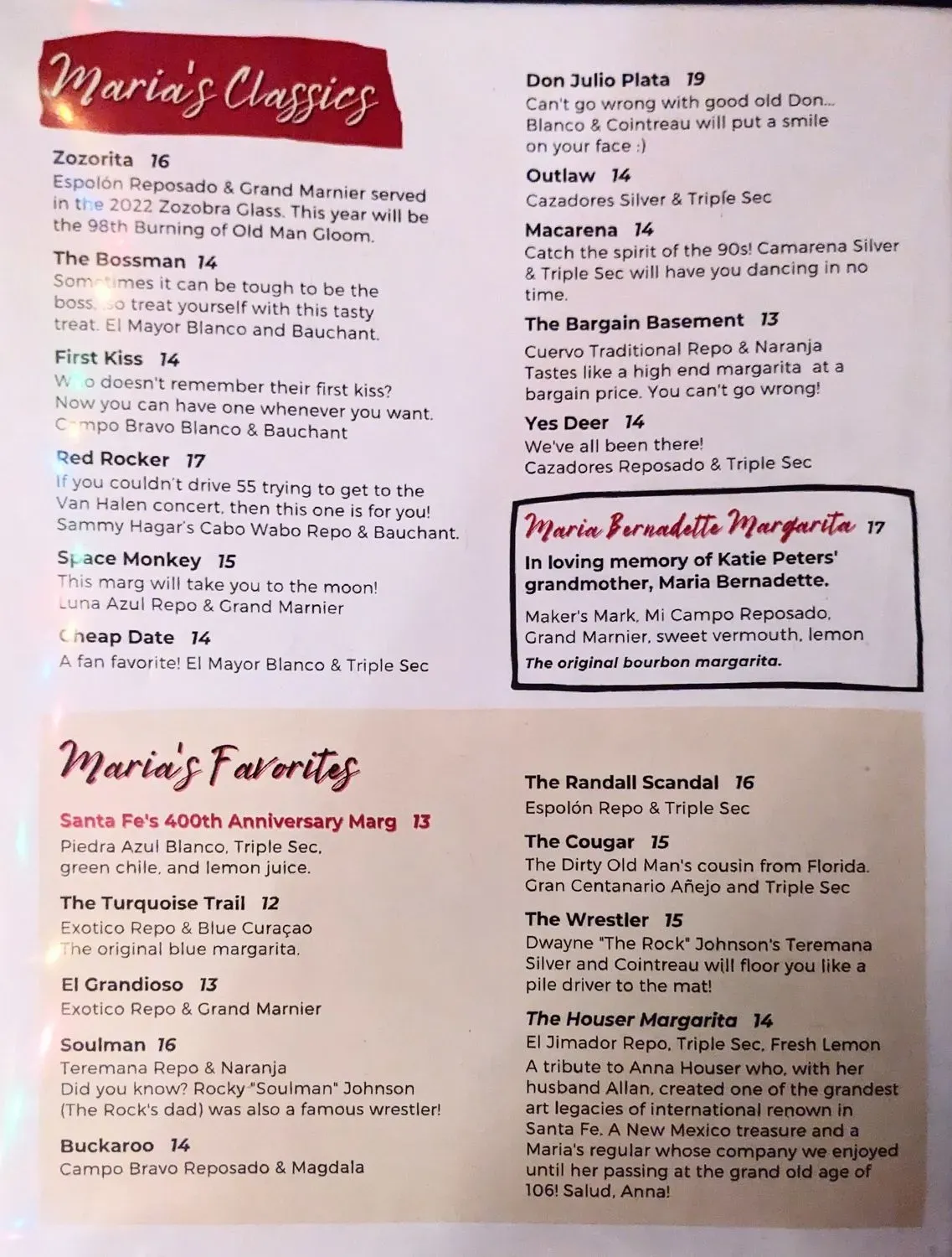 Menu 5