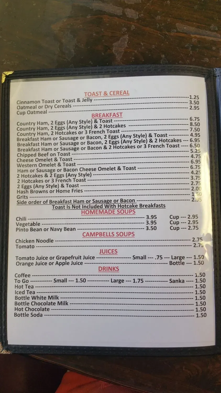 Menu 4