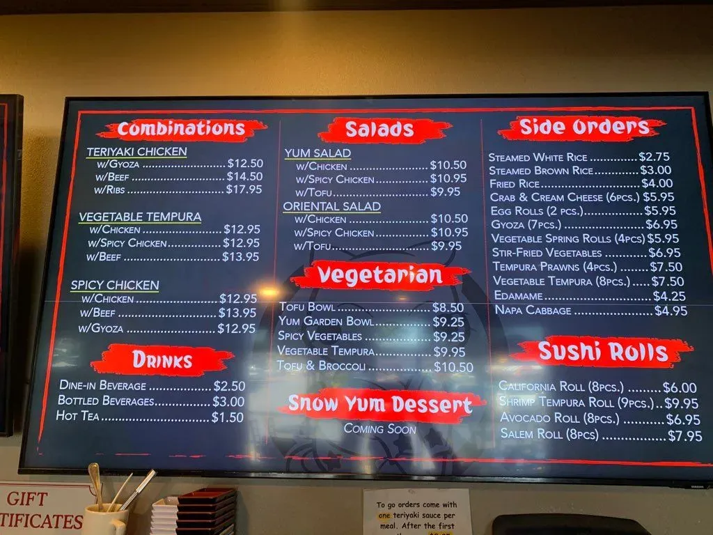 Menu 3