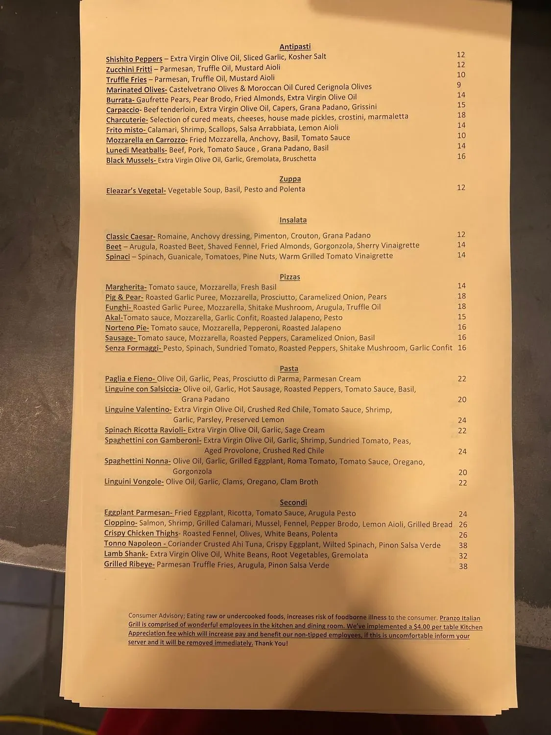 Menu 3