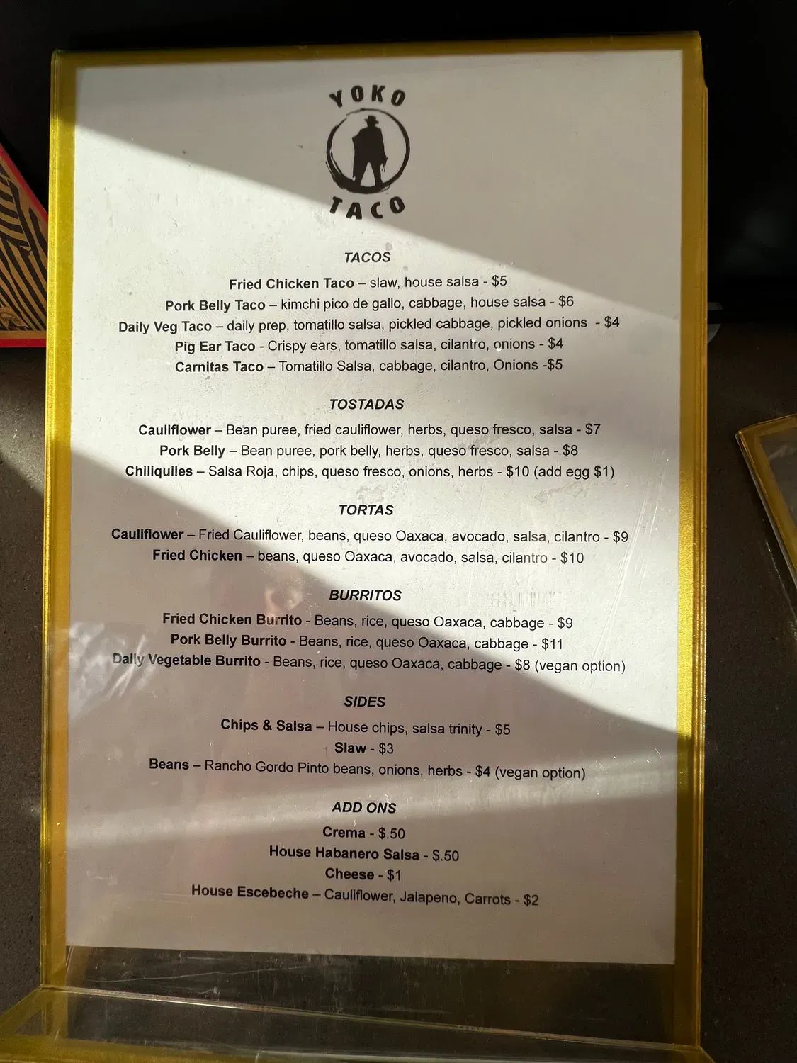 Menu 3