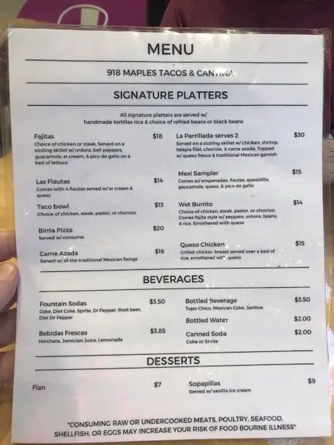 Menu 2