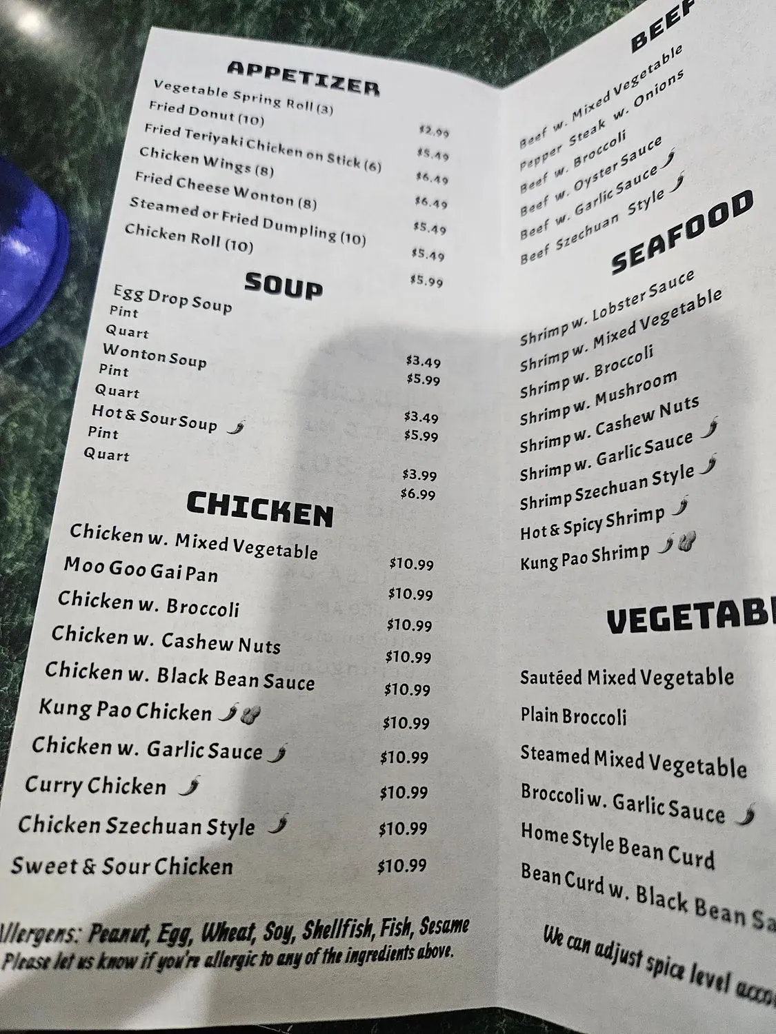 Menu 3