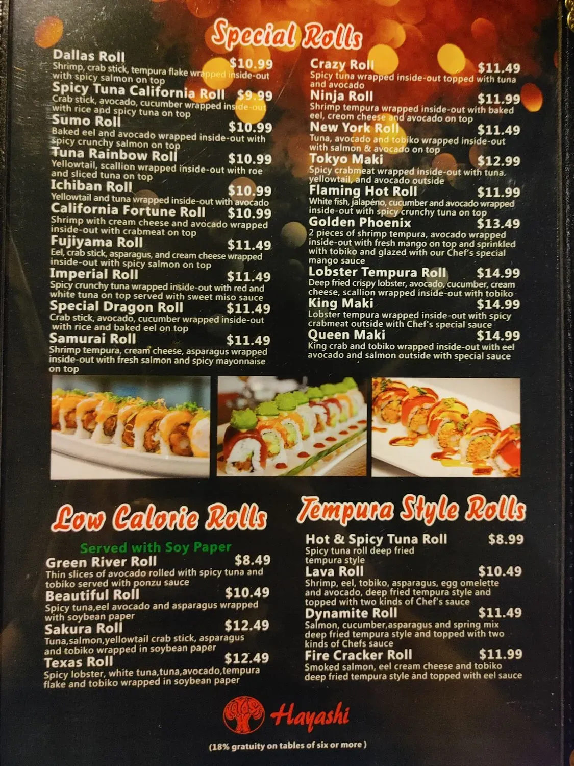 Menu 3