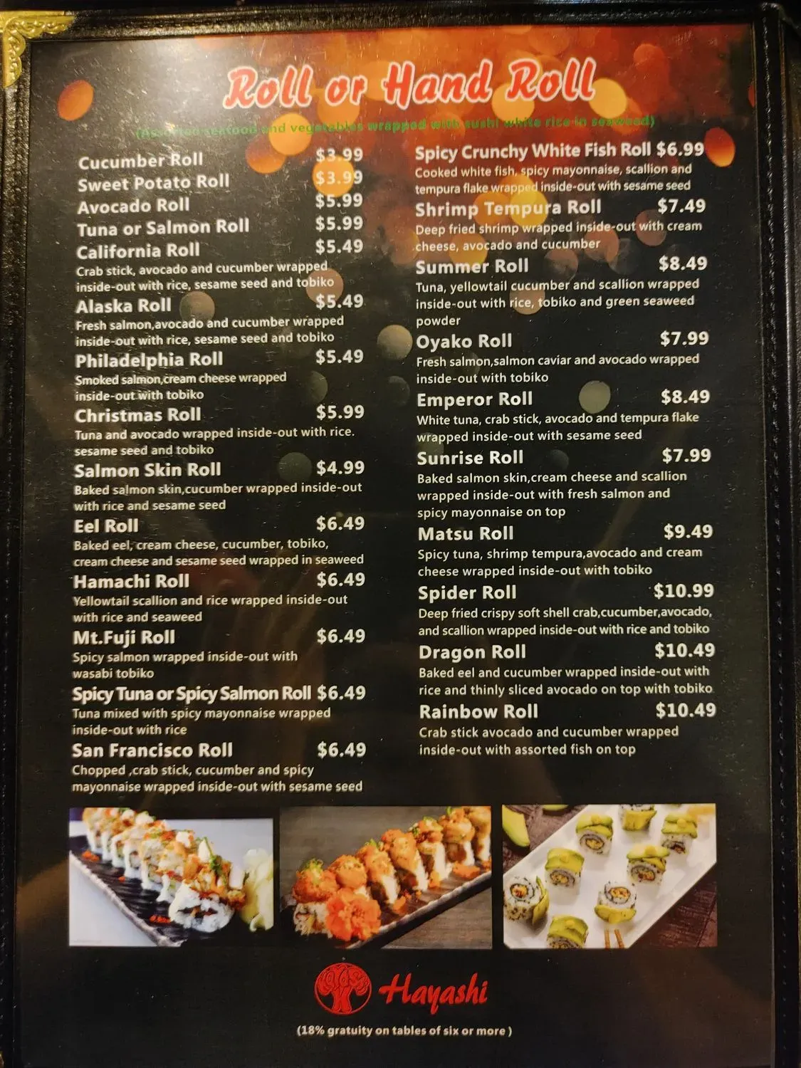 Menu 4