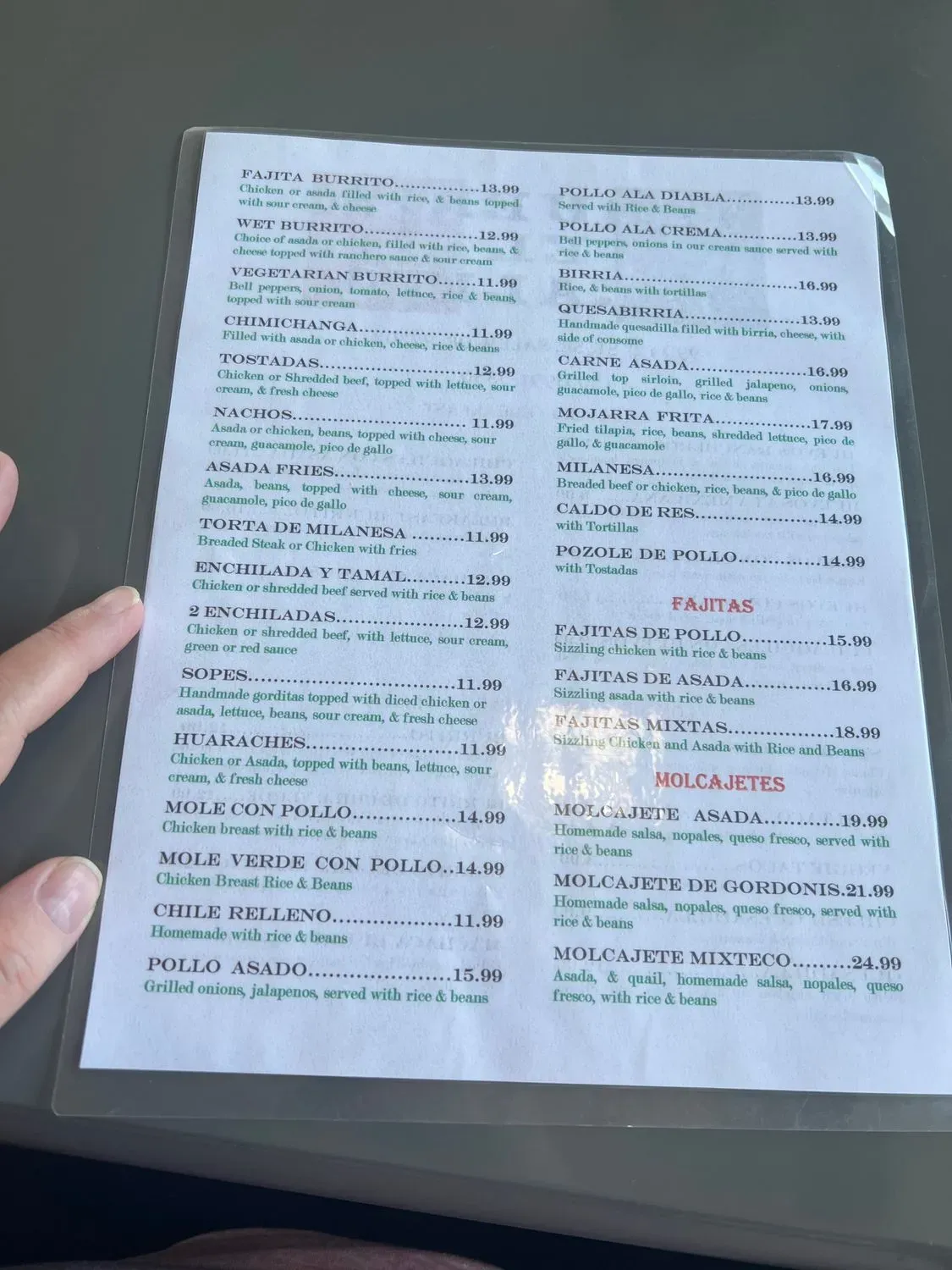 Menu 6