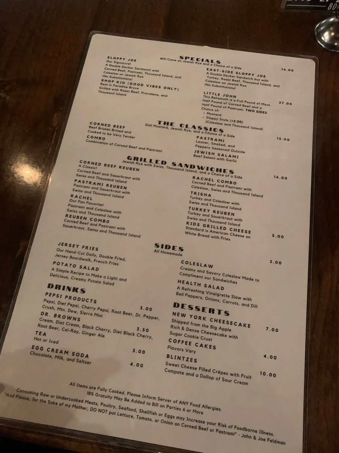 Menu 6