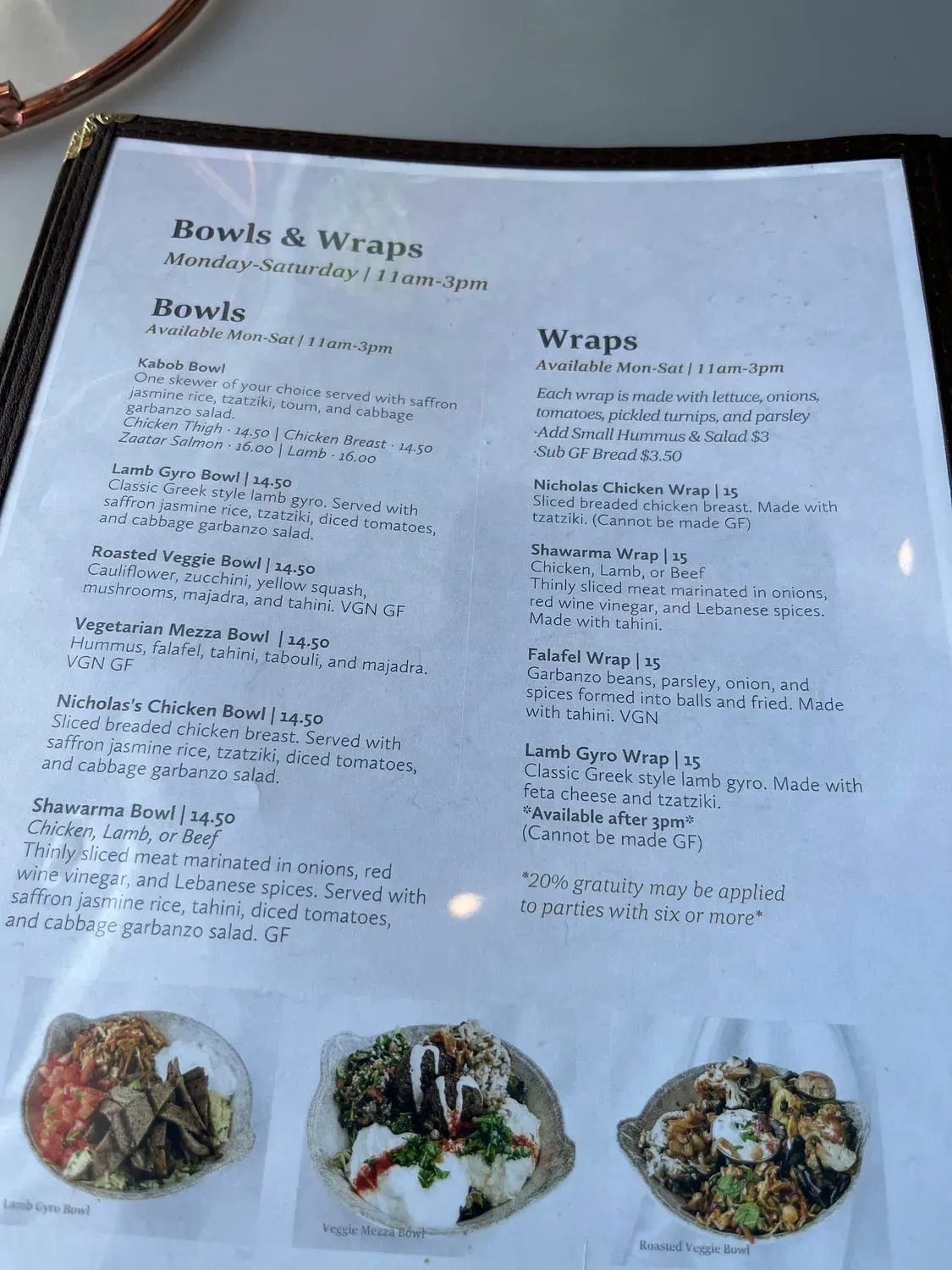 Menu 3