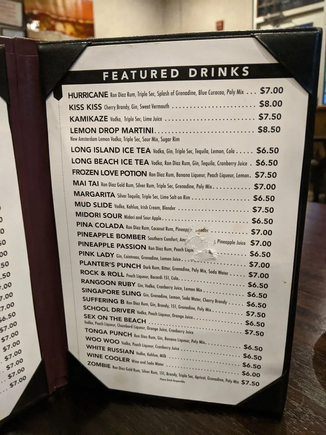 Menu 5