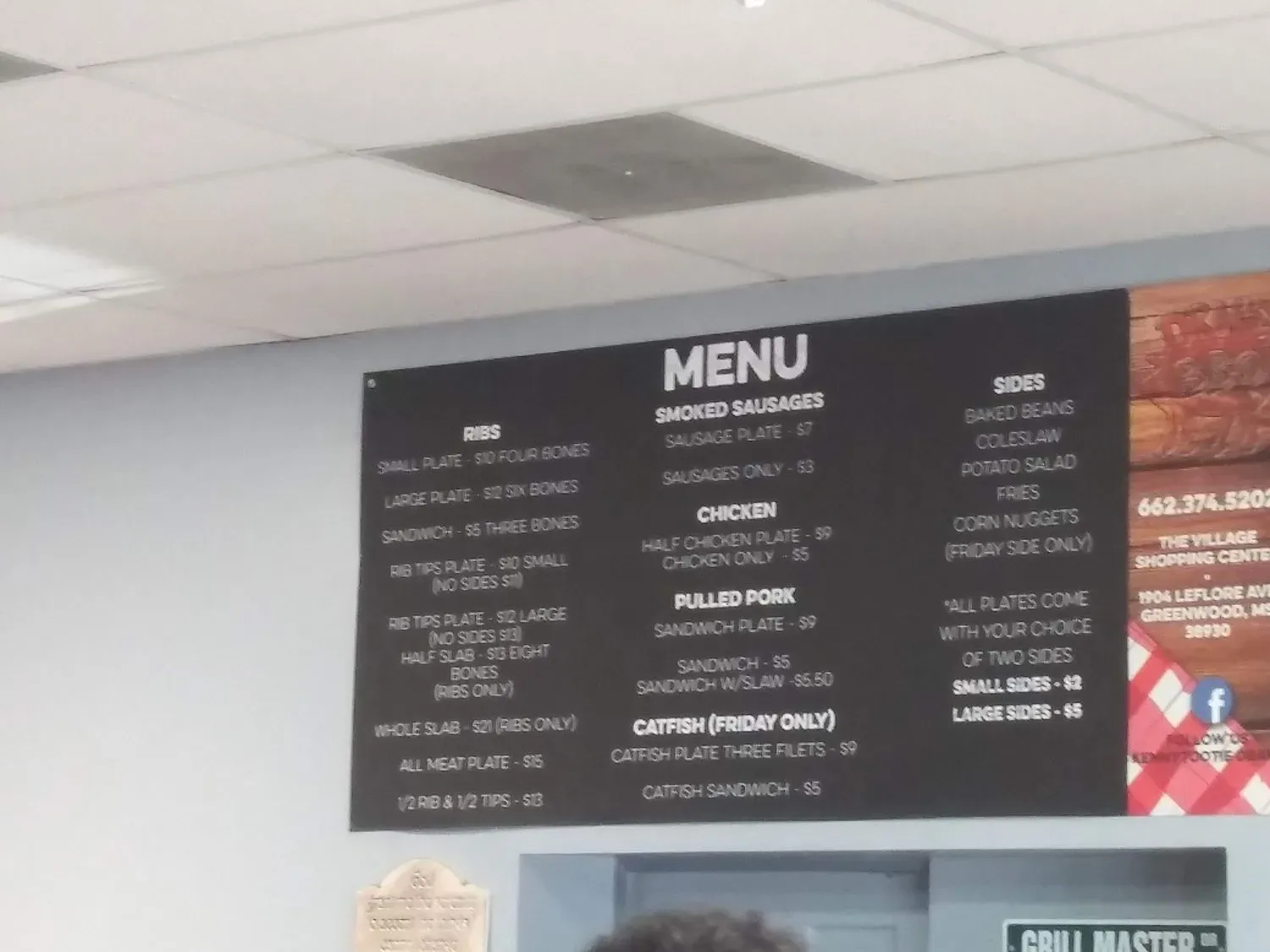 Drake's BBQ Menu - Updated October 2025