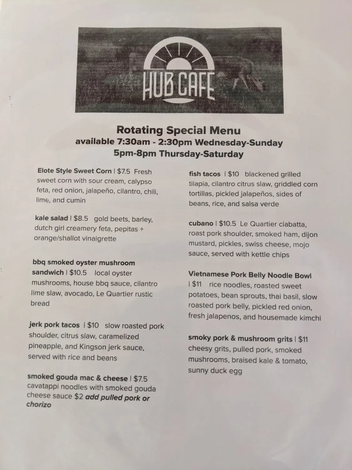 Menu 2