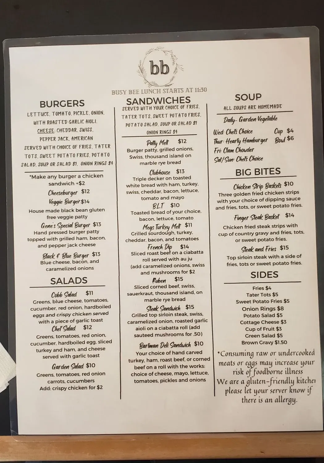 Menu 2