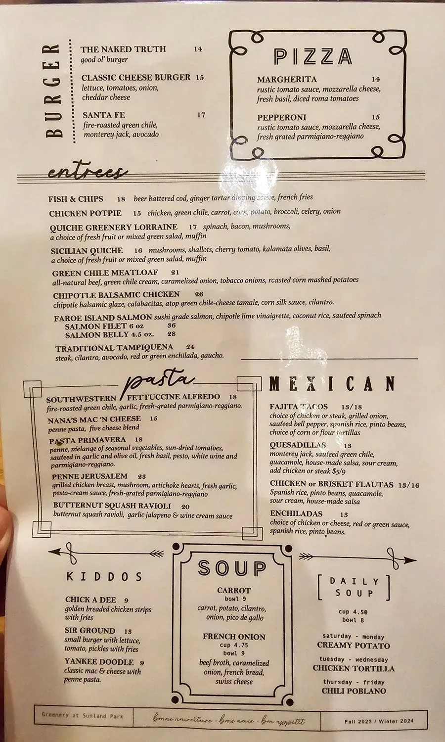 Menu 3