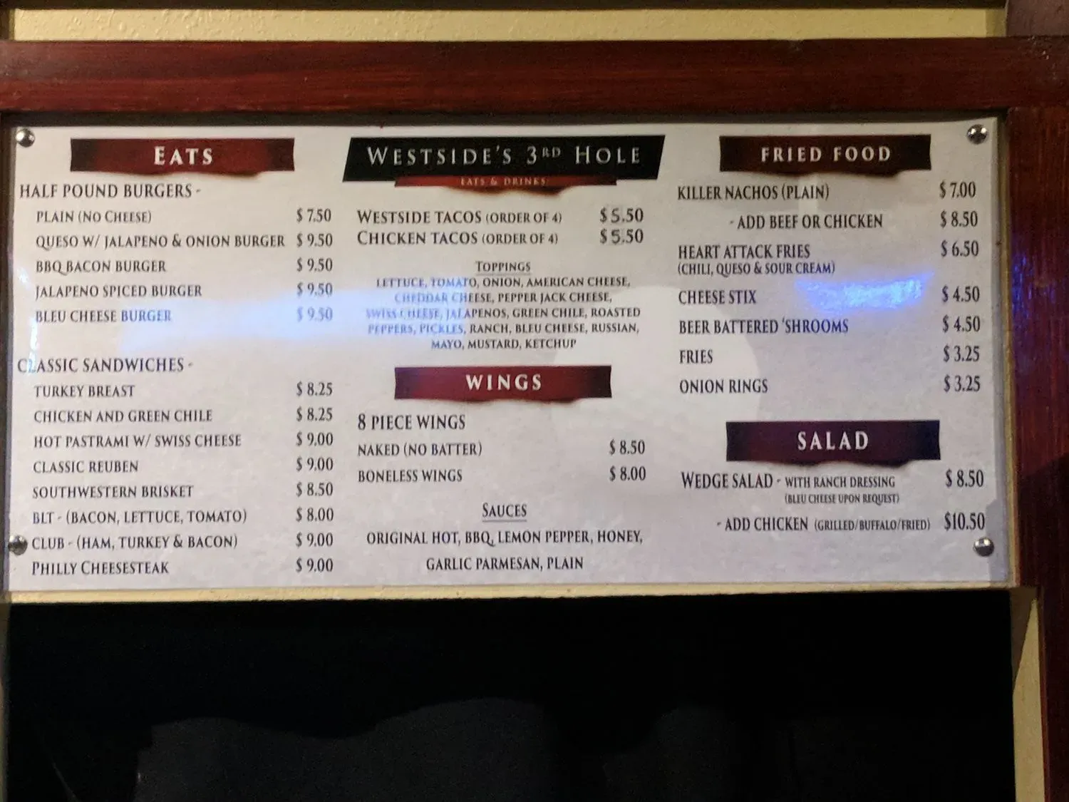 Menu 4