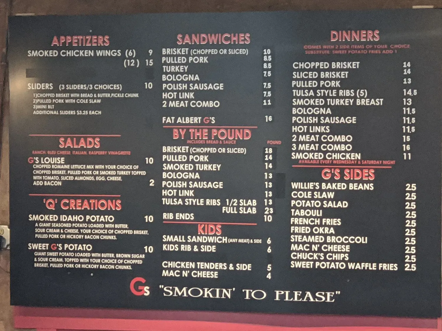 Menu 2