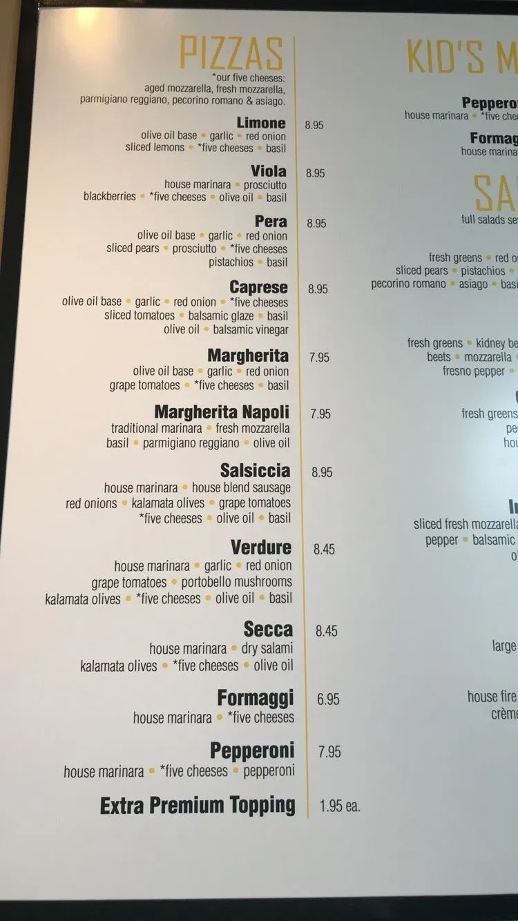 Menu 5