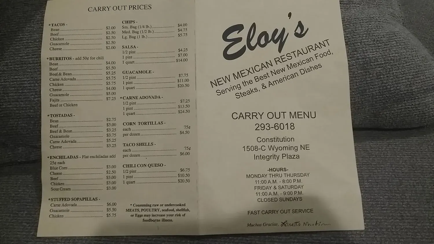 Menu 2