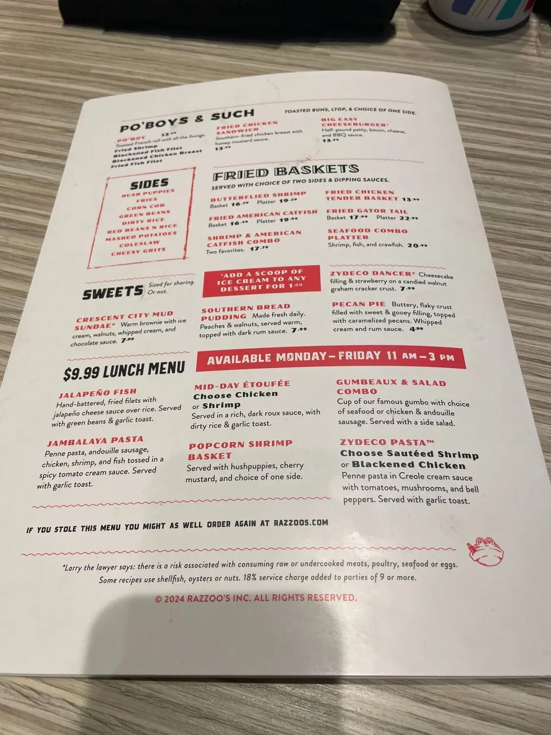 Menu 4