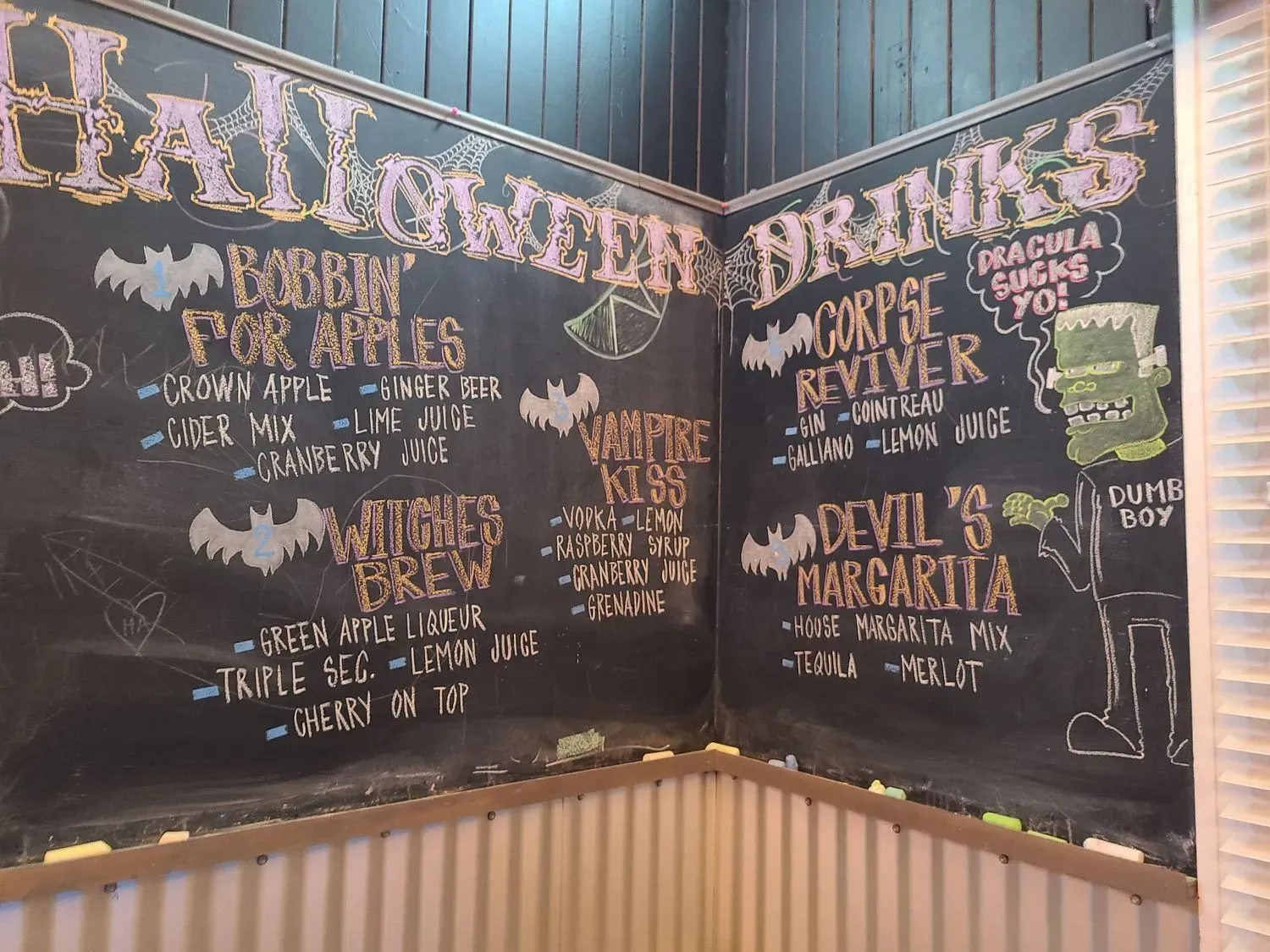 Beer Station Menu - Updated October 2025