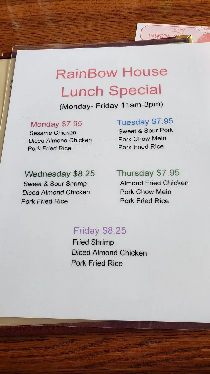 Menu 3