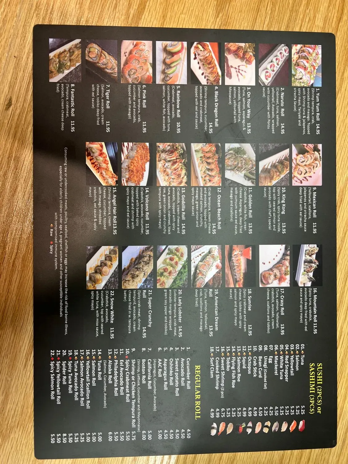 Menu 5