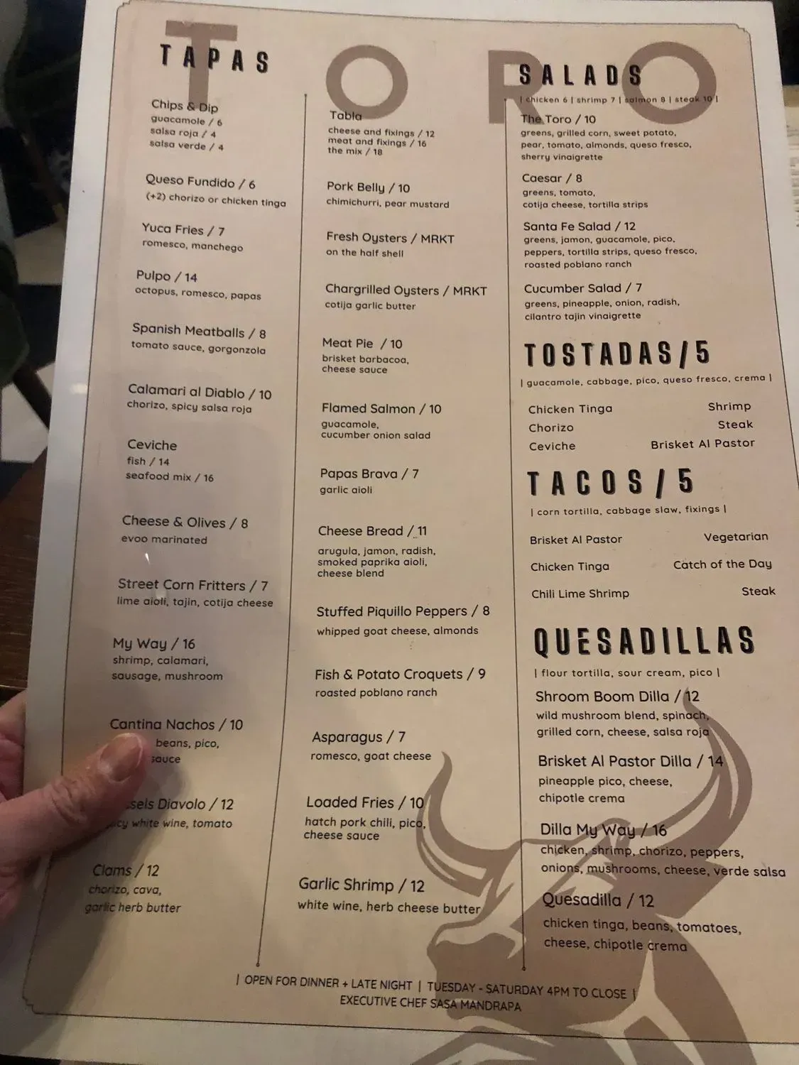 Menu 6