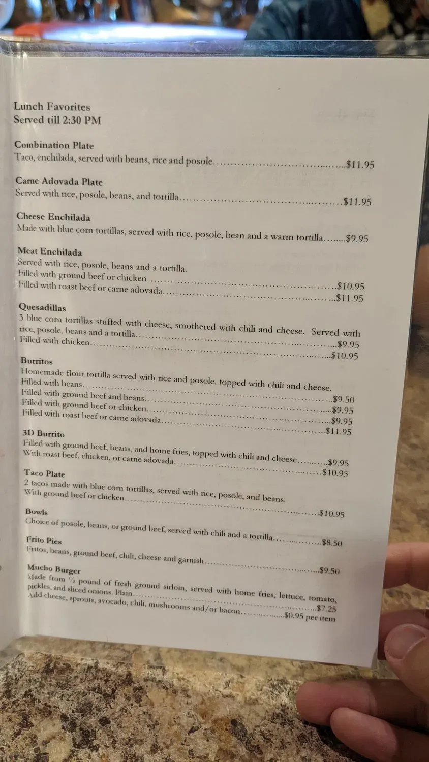 Menu 4