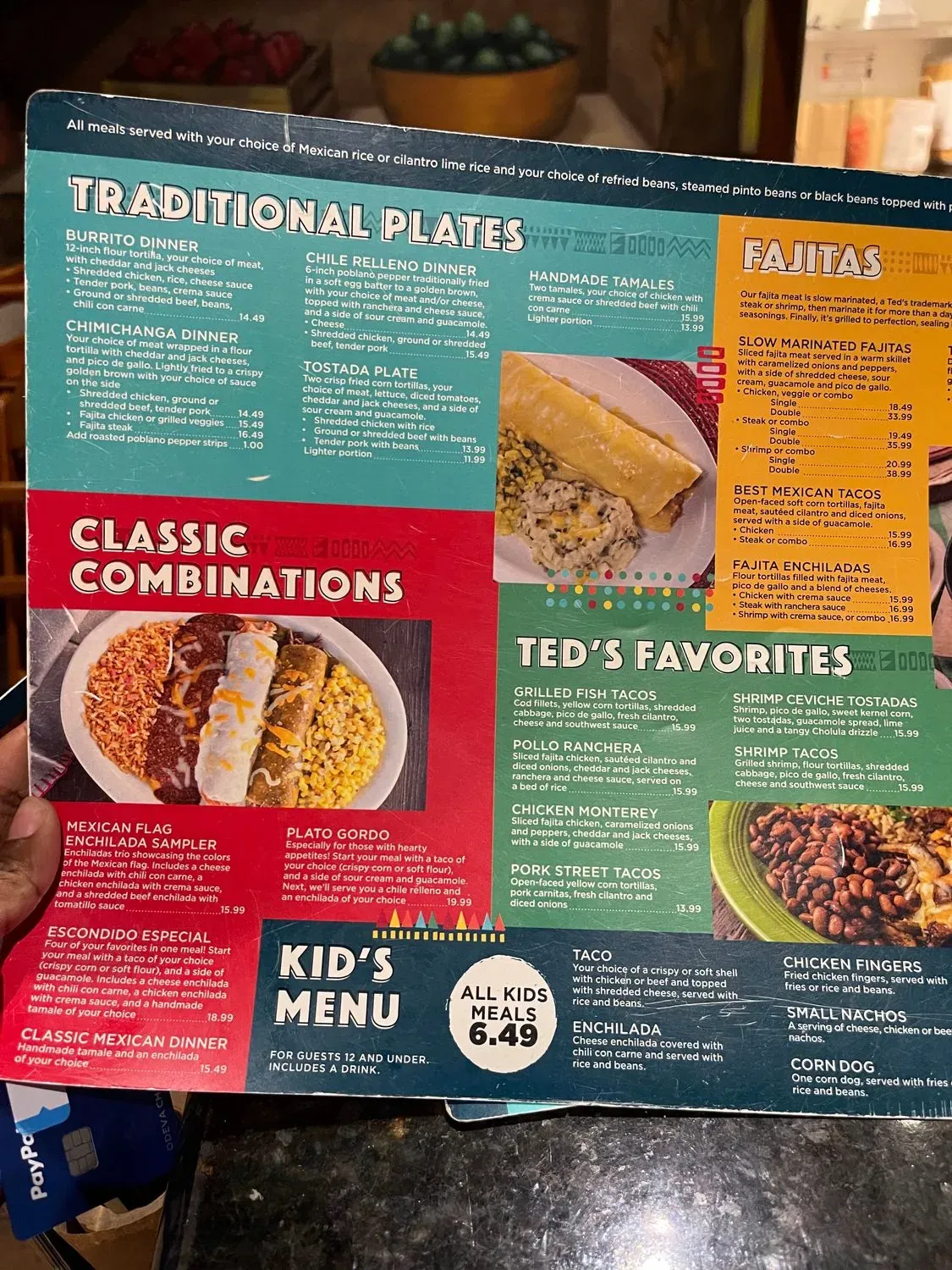 Ted's Café Escondido Menu - Updated October 2025