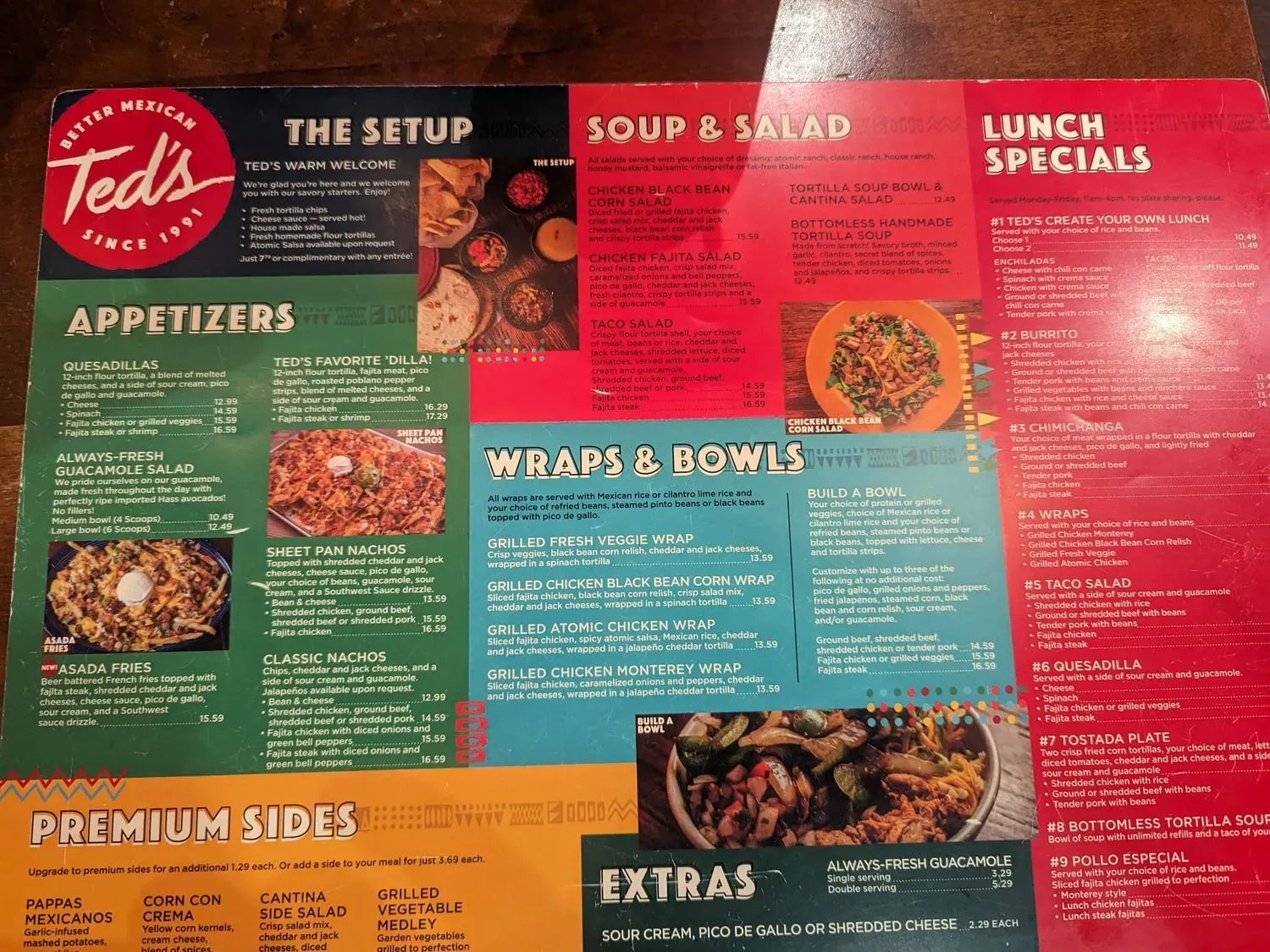Ted's Café Escondido Menu - Updated October 2025