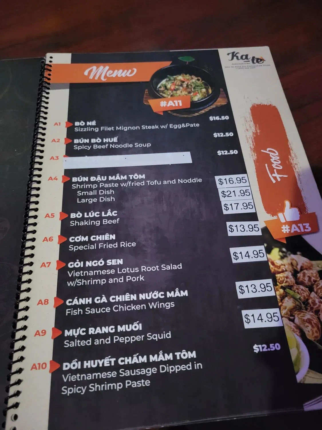 Menu 6