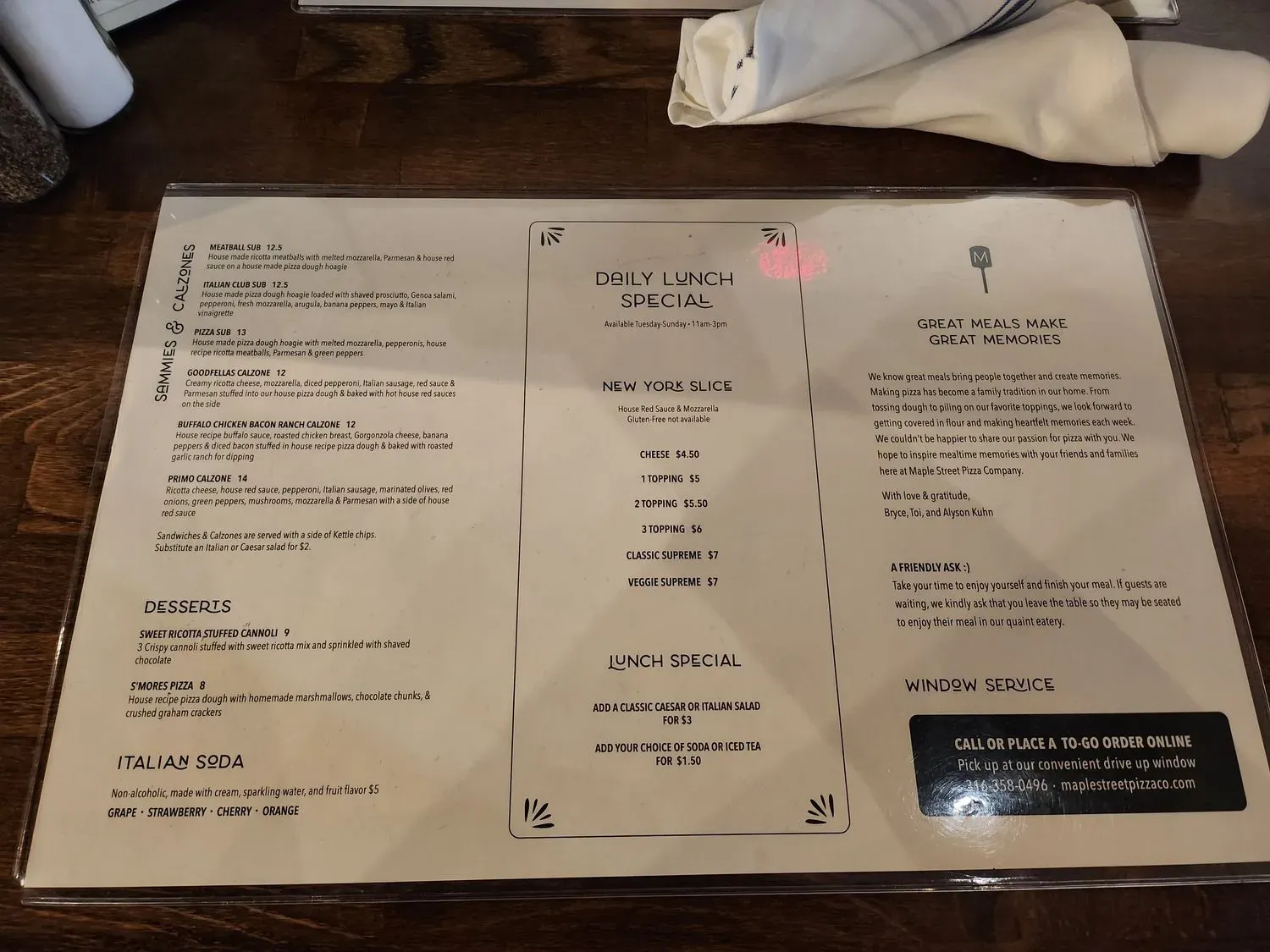 Menu 3