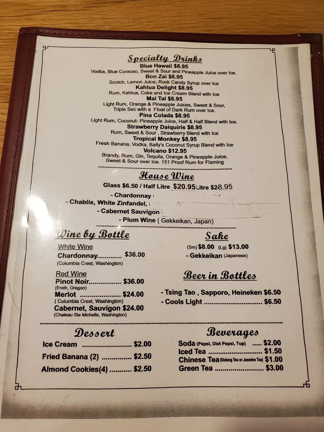 Menu 2