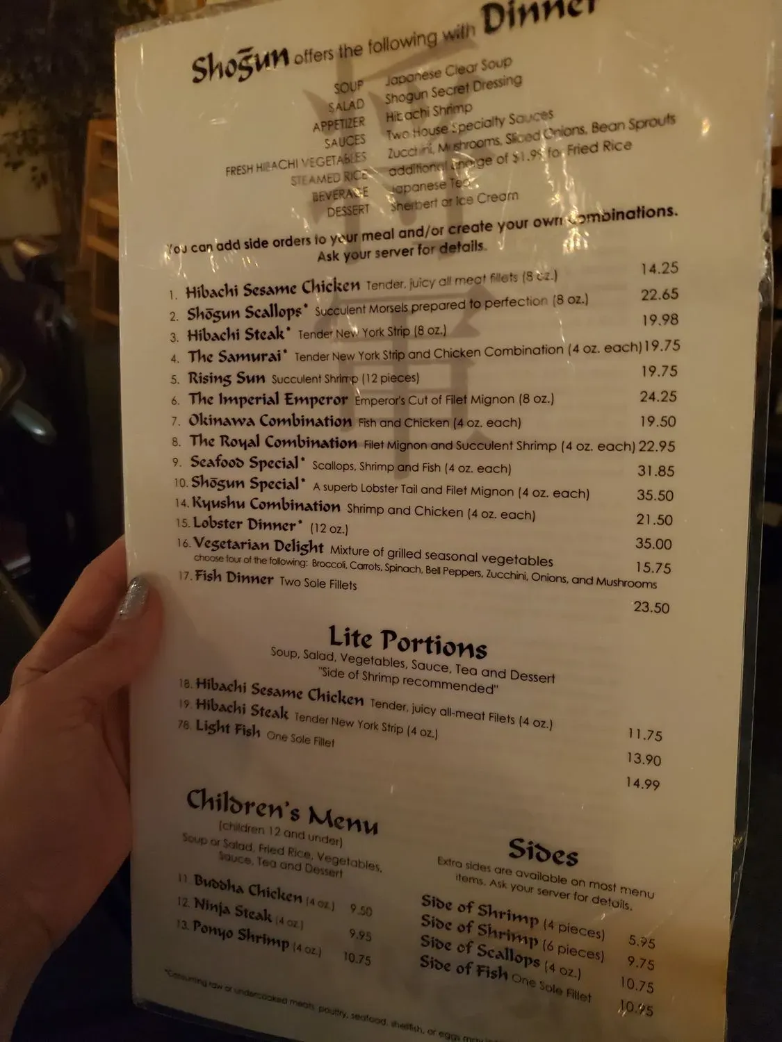 Menu 4