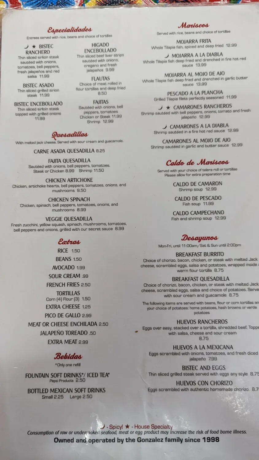 Menu 6