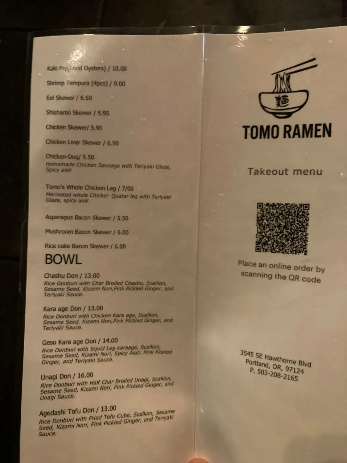 Menu 6