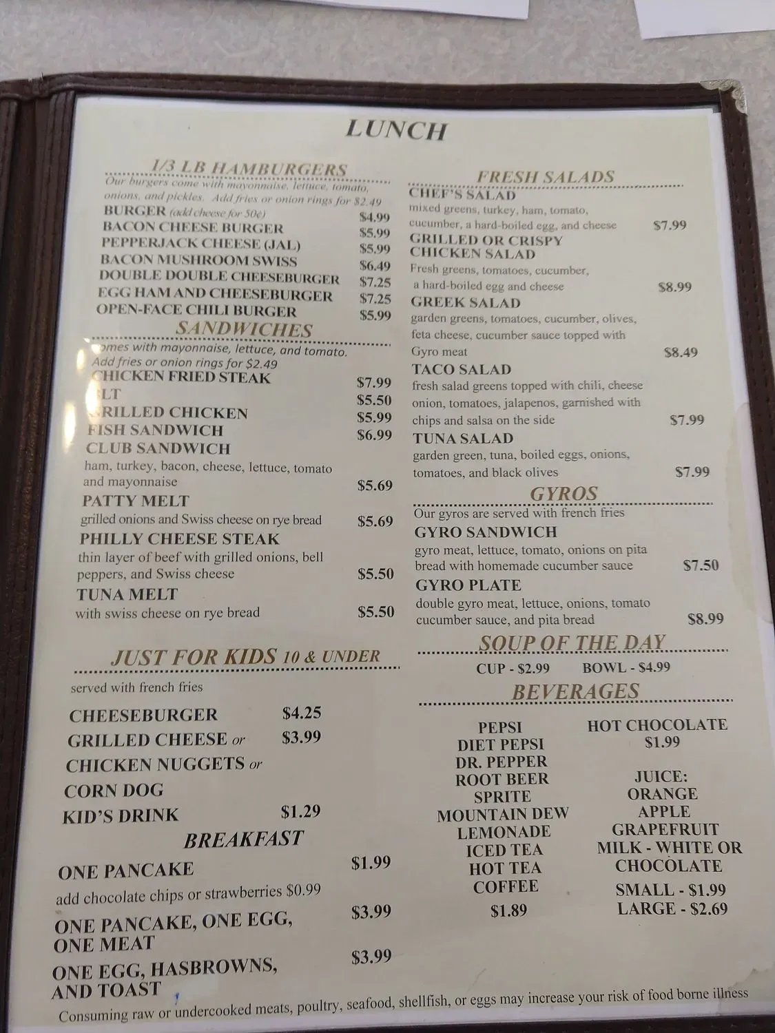 Menu 4