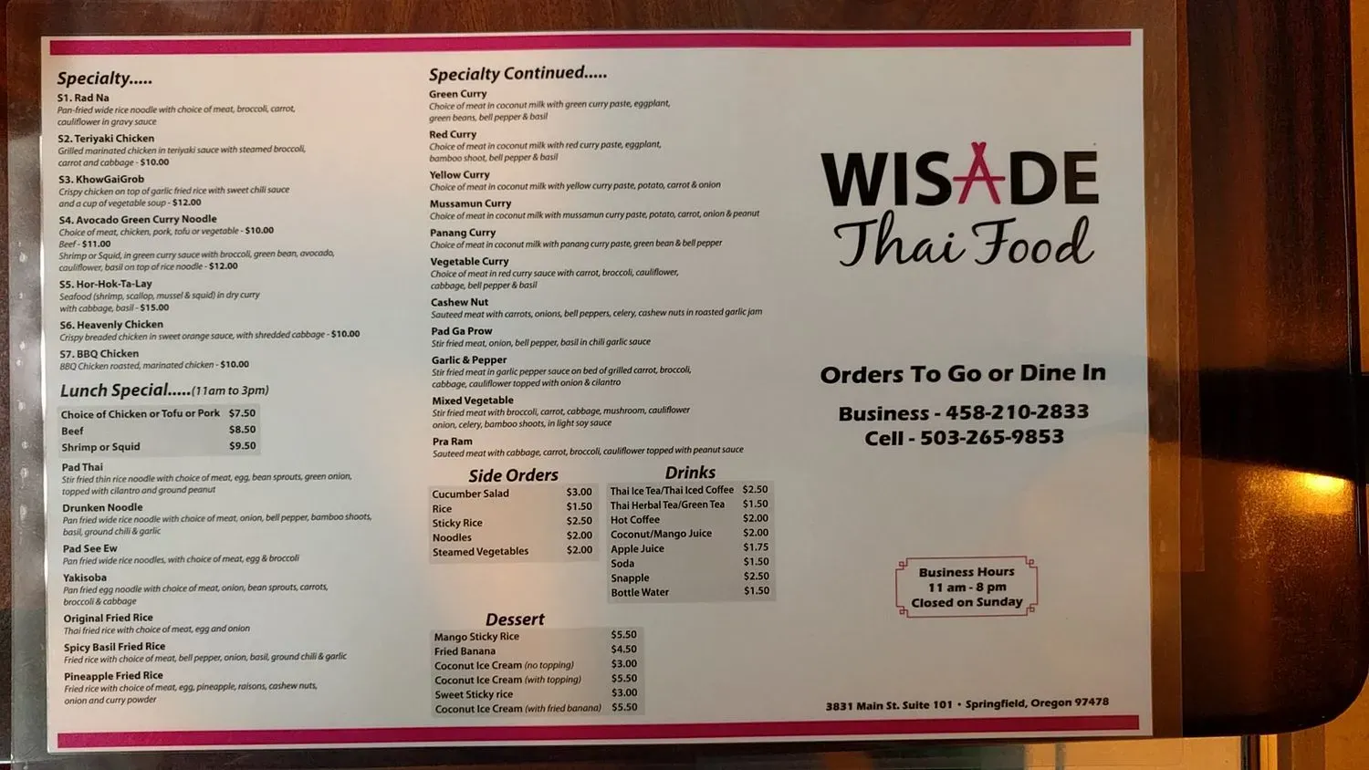 Menu 4