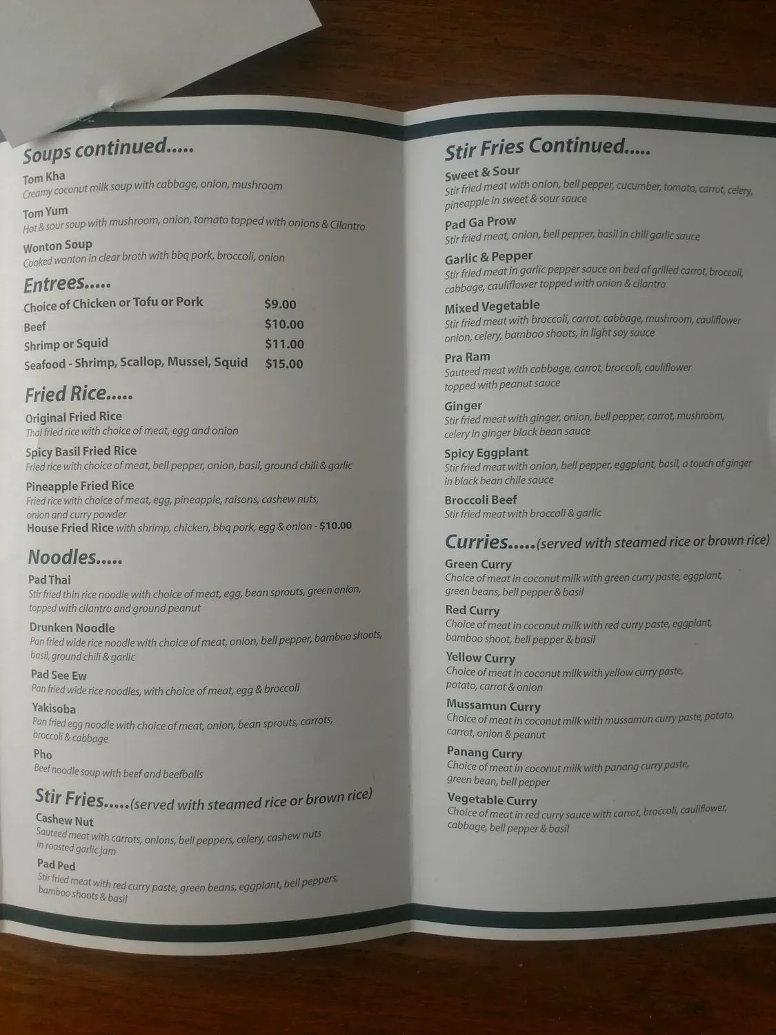 Menu 6