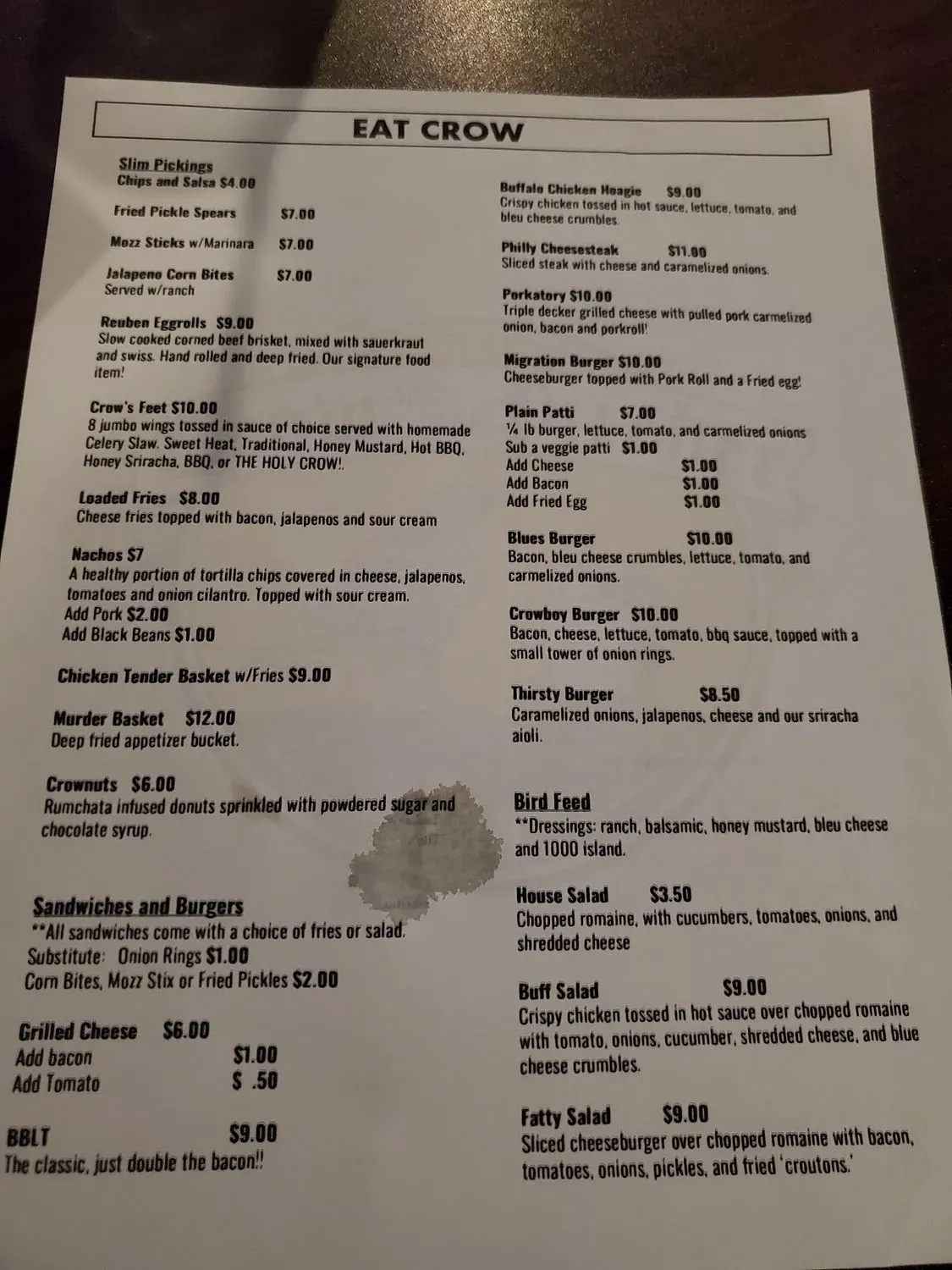 Menu 2