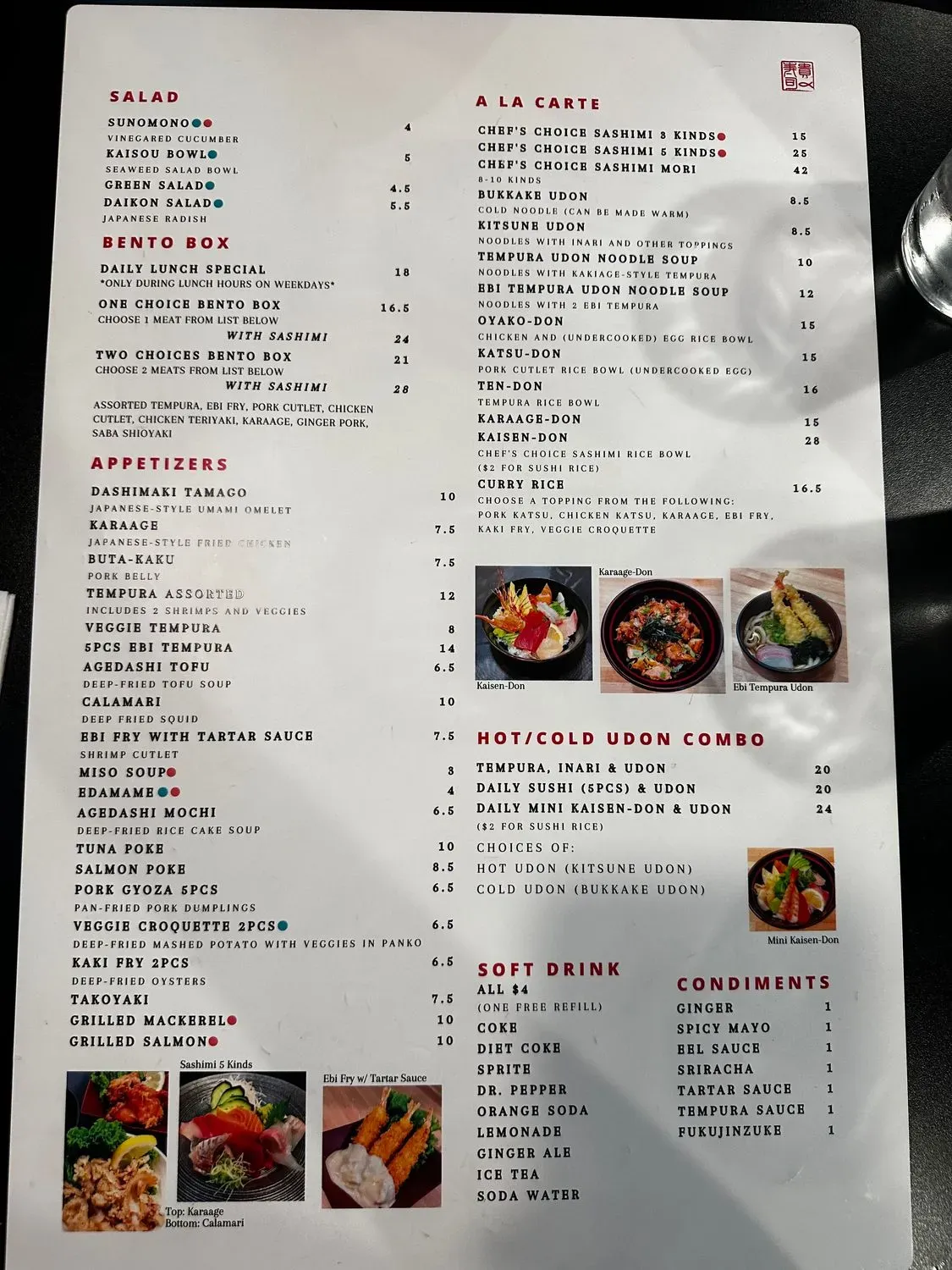 Menu 5