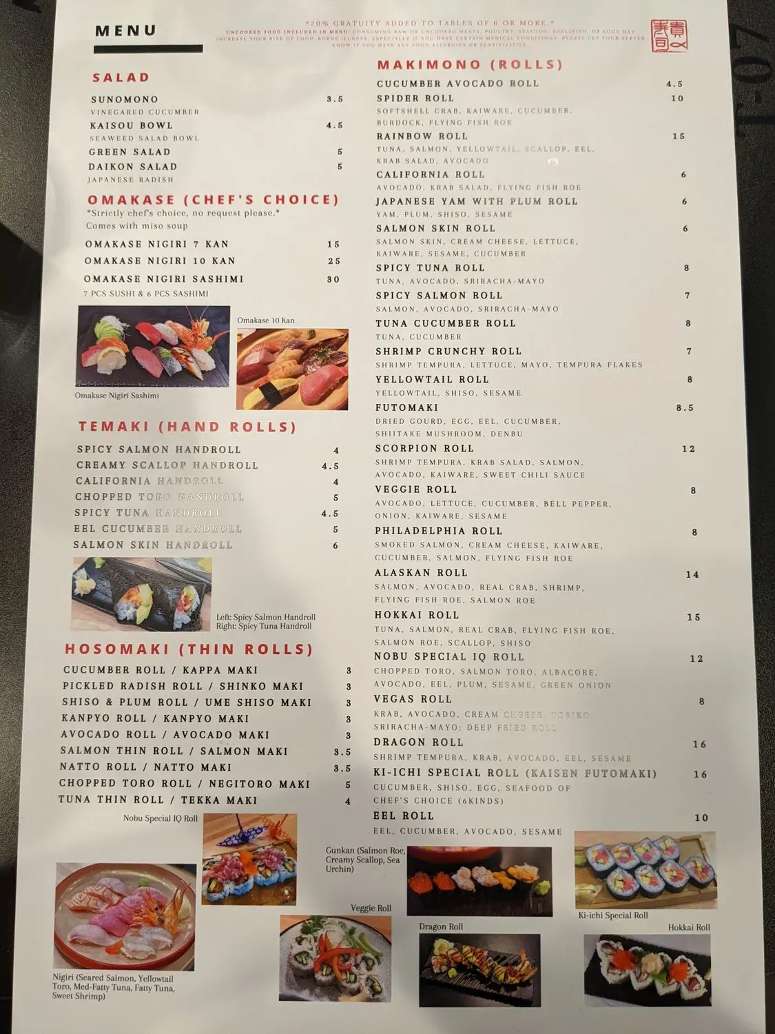 Menu 4