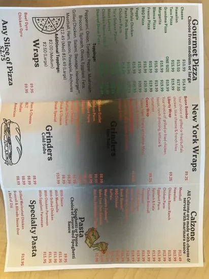 Menu 3