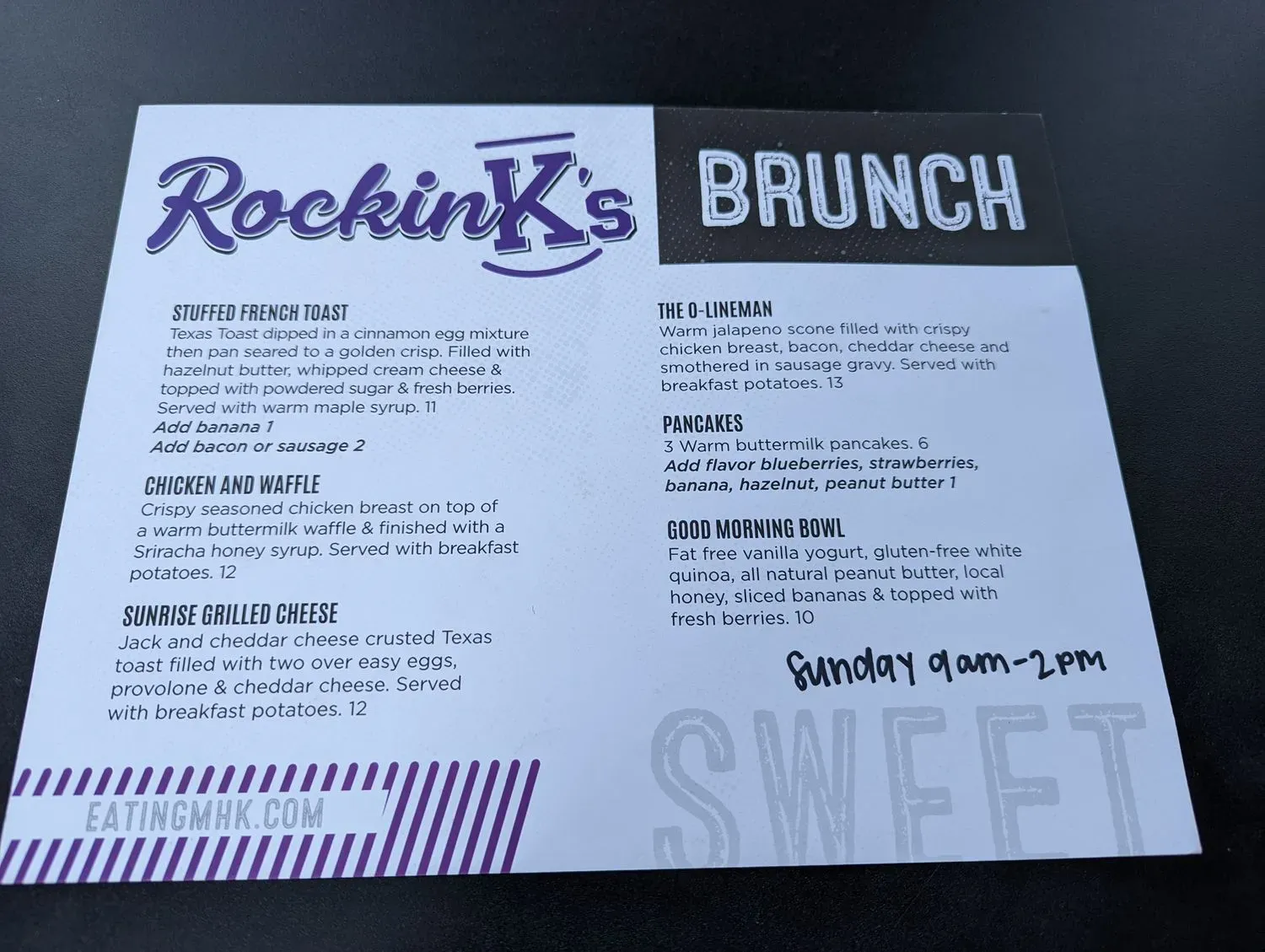 Menu 5