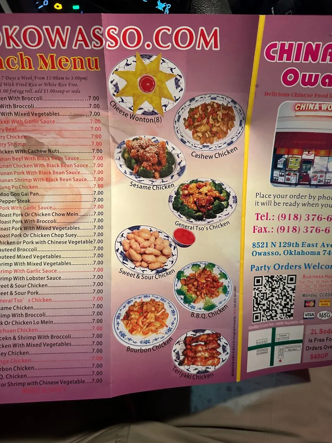 Menu 6