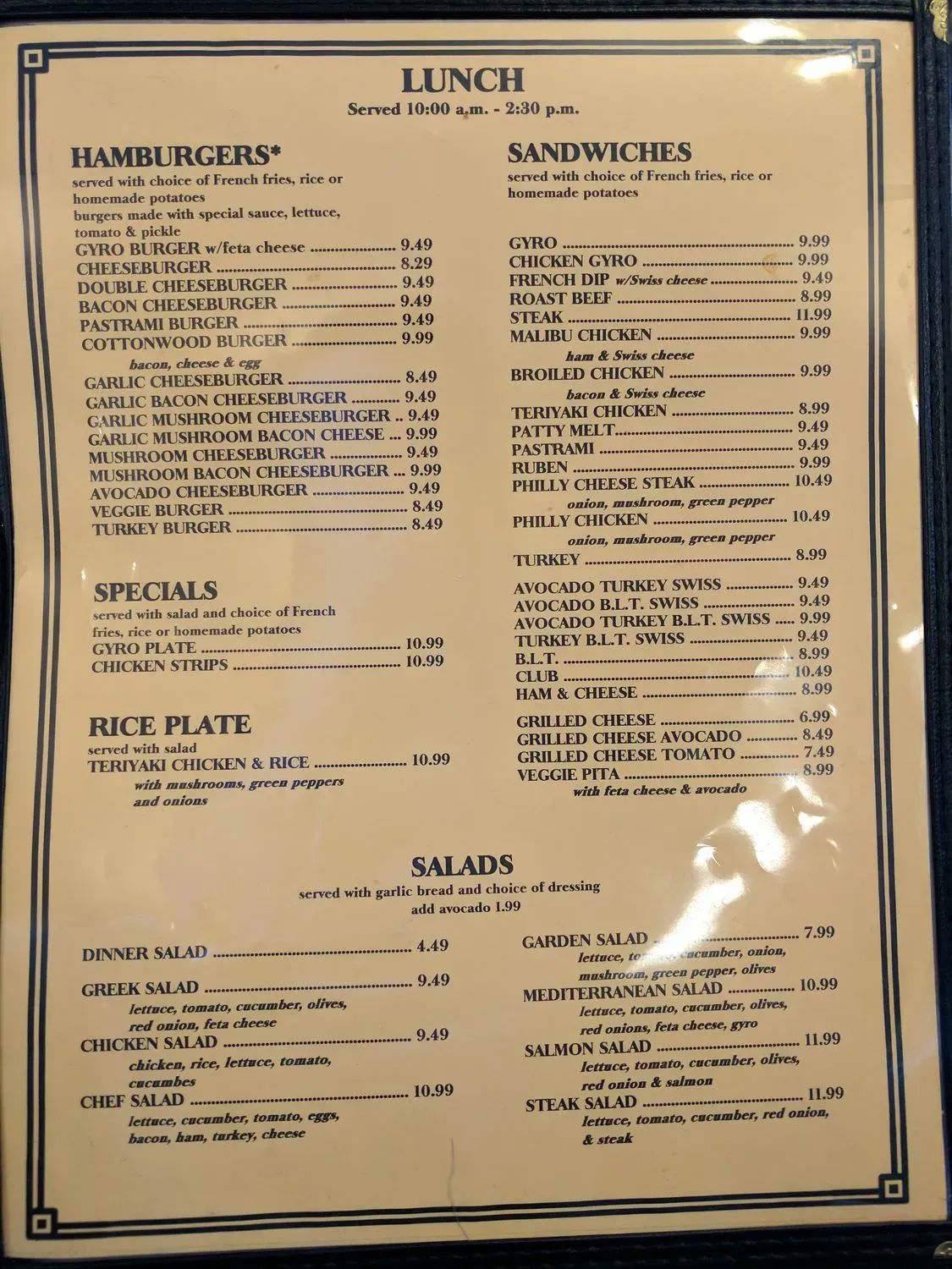 Menu 3