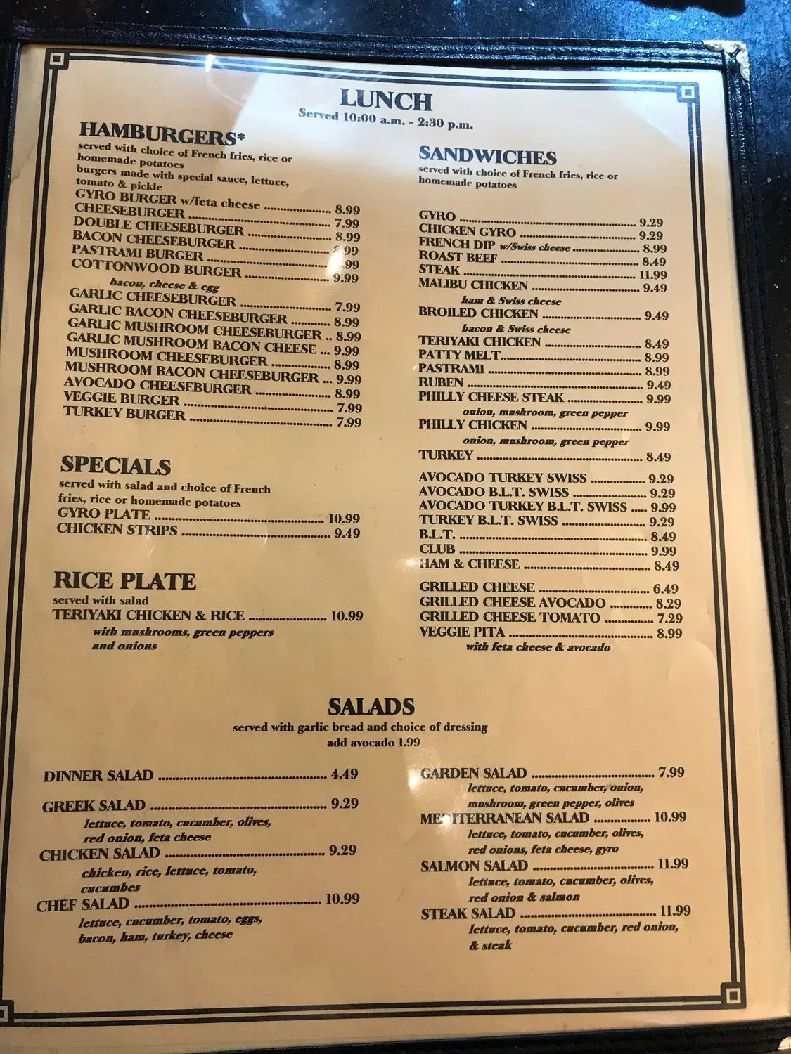 Menu 4