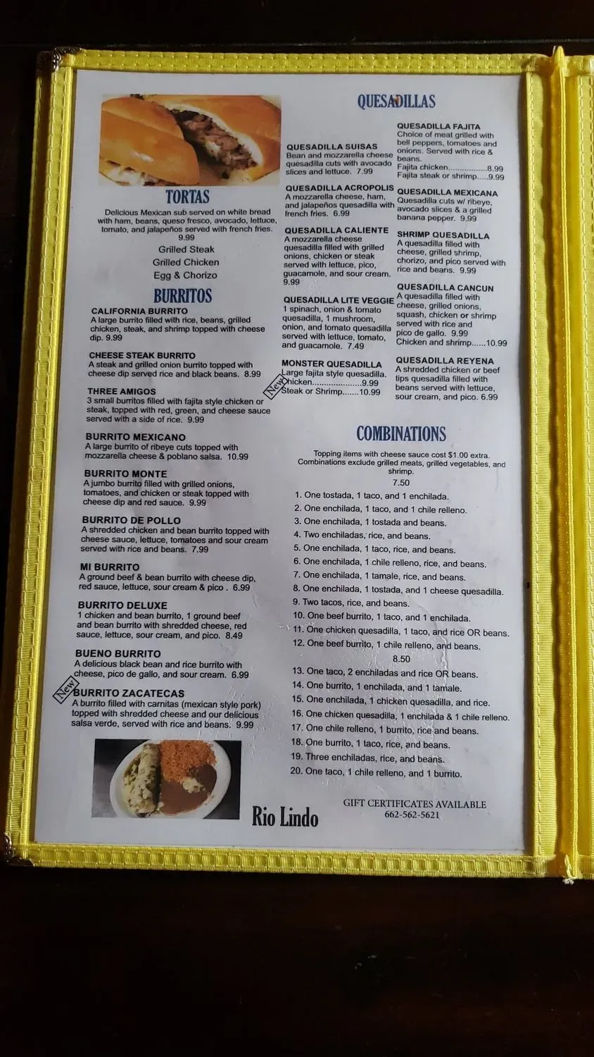 Menu 6