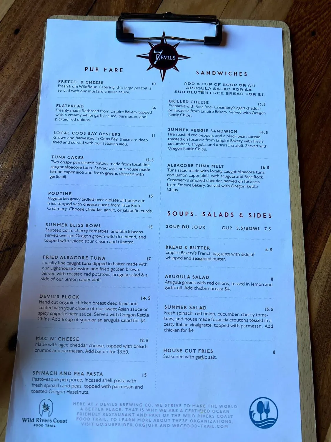 Menu 5