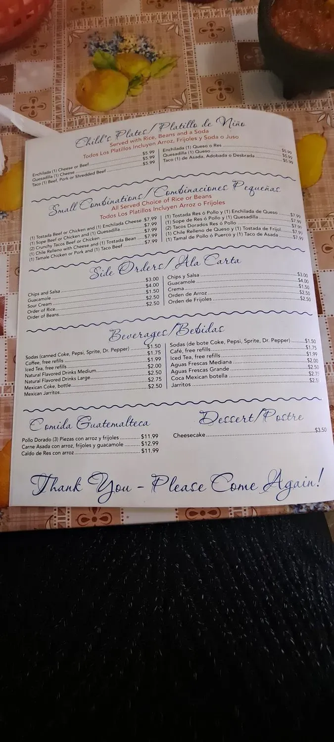 Menu 4