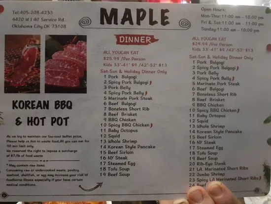 Menu 6